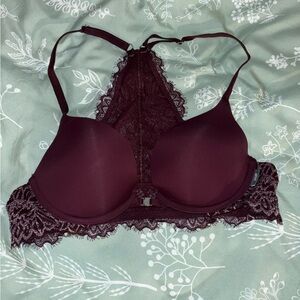 Aerie Burgundy Lace Bra